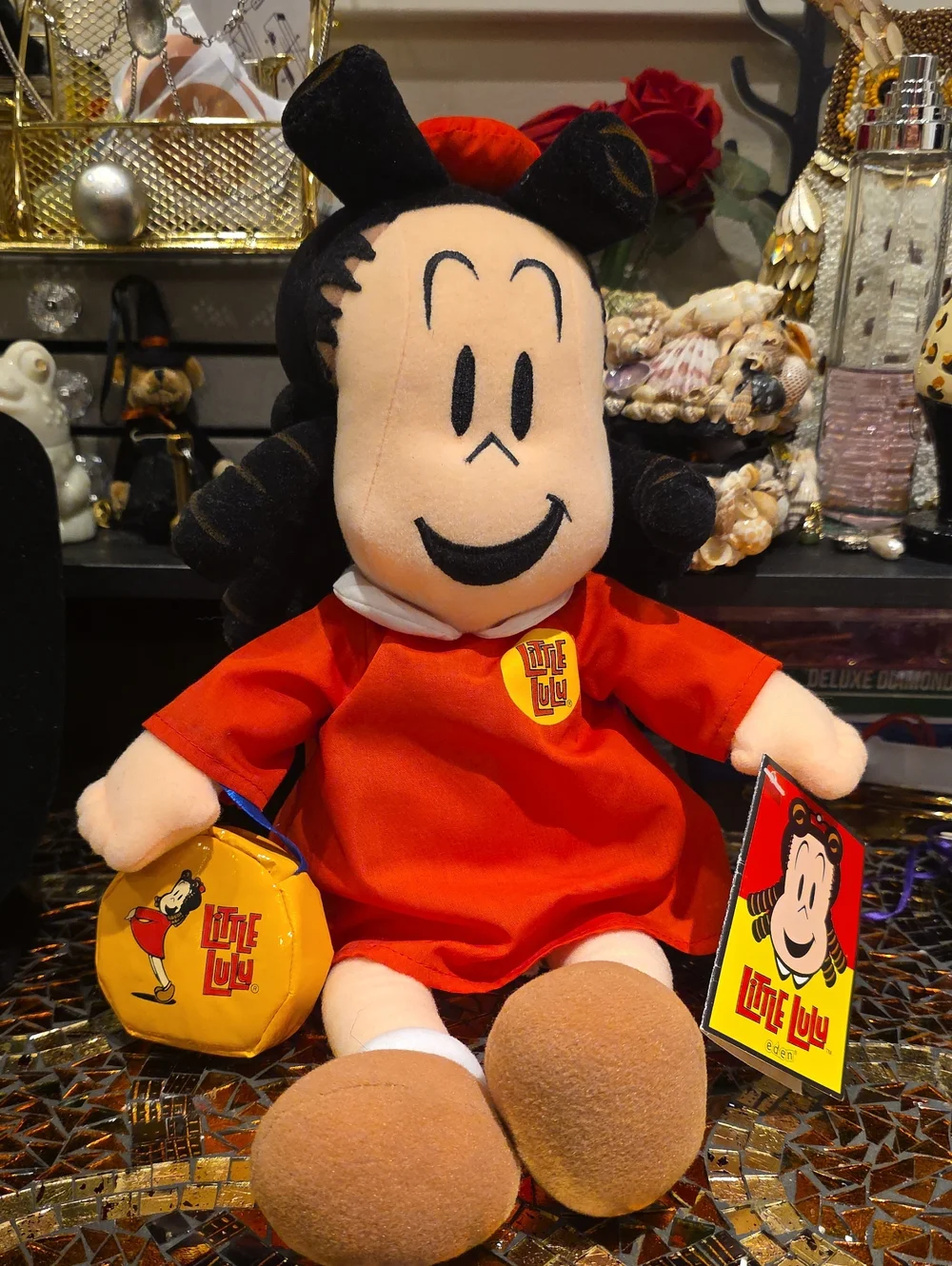 Cute Lole Luly Red Plush Doll - Soft Kids Stuffed Toy